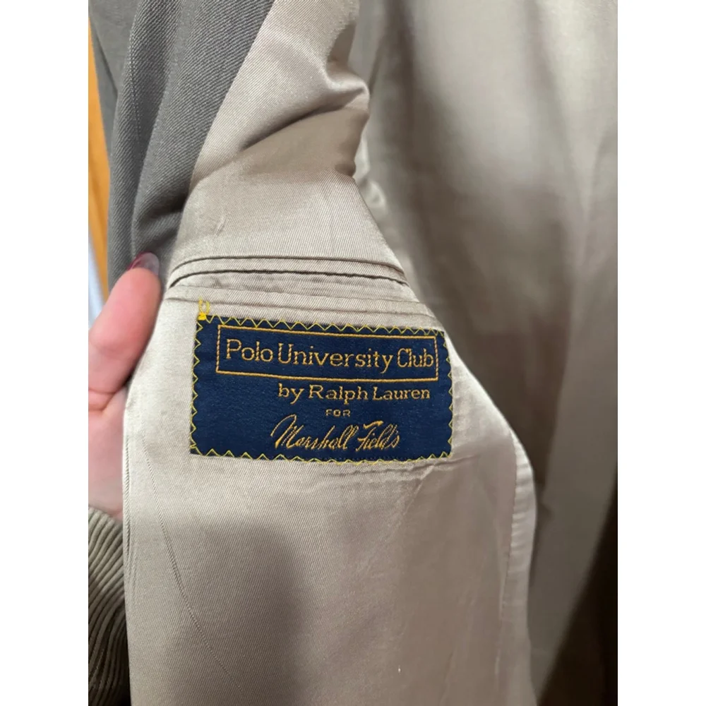 Polo University Club Ralph Lauren Super 150s Virgin Wool Blazer USA Made